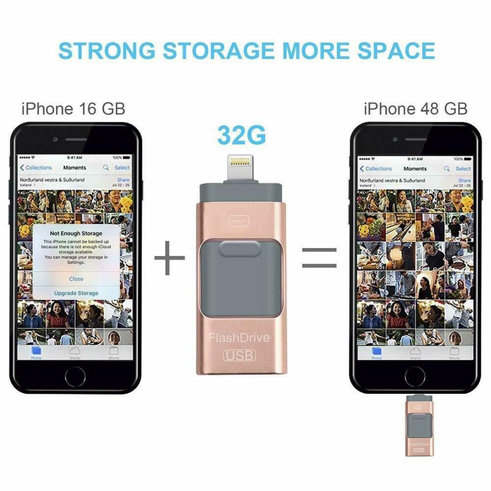 Pendrive-128GB-For-iPhone-8-8s-Plus-6-6S-ipad-Pen-drive-HD-memory-stick-256GB