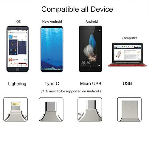 4 in 1 OTG USB Flash Drive 16GB 32GB Pendrive